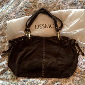 Desmo Suede Hobo/Shoulder Bag